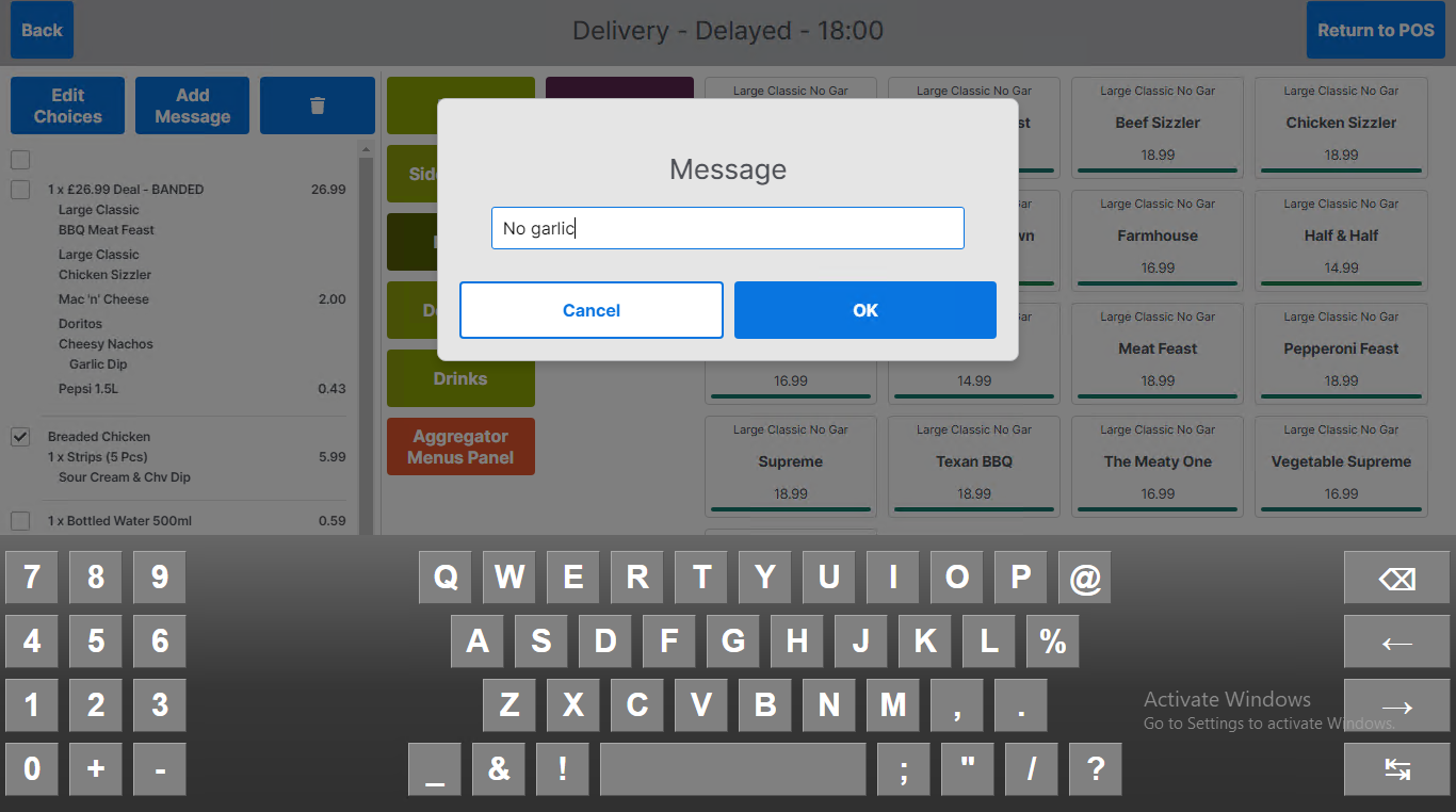 Order Builder - How To - Editing Orders