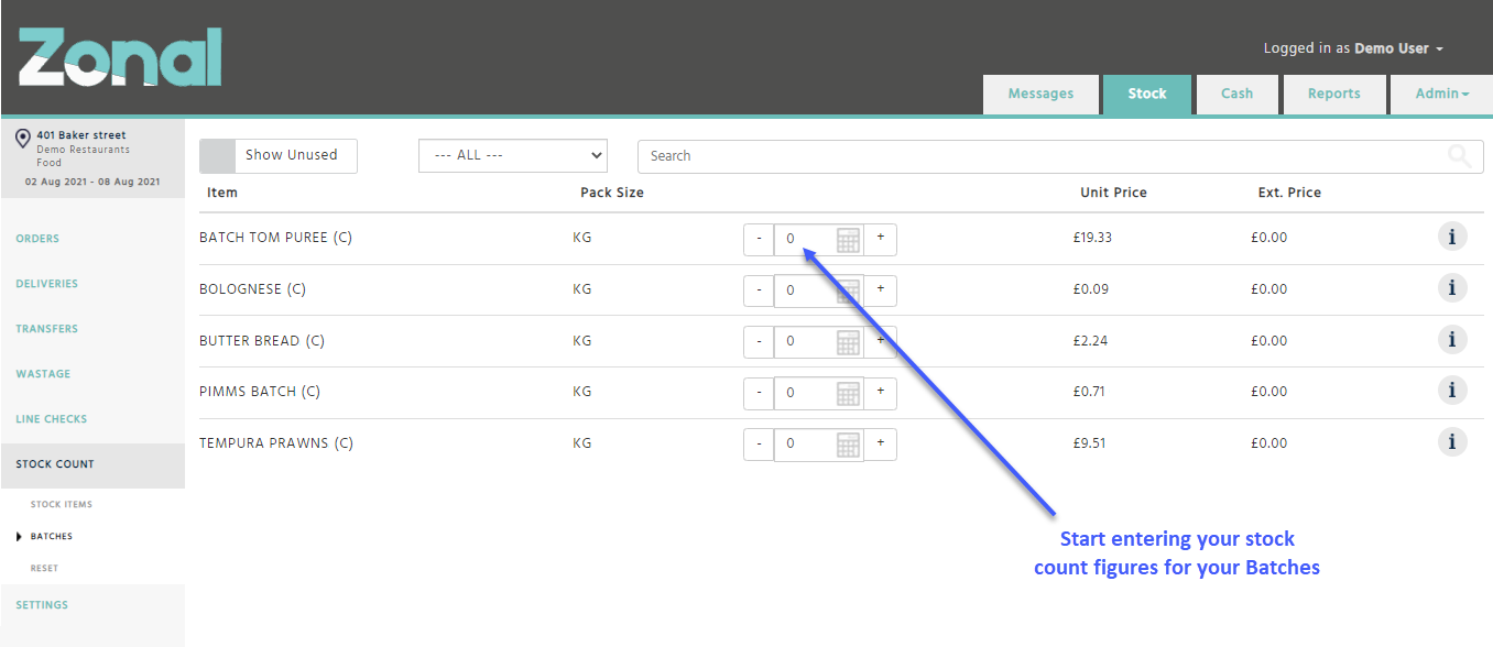 Enterprise - Stock - Offline Stock Counting