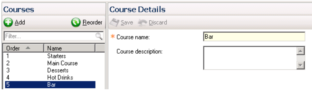 Courses