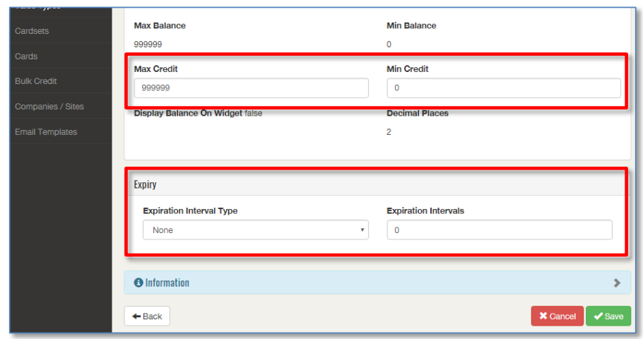 Loyalty Programs → Value Types